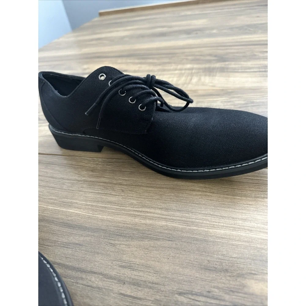 Men's Guess Denim Black‎ Oxford Dress Shoes Size 10.5 Lace Up